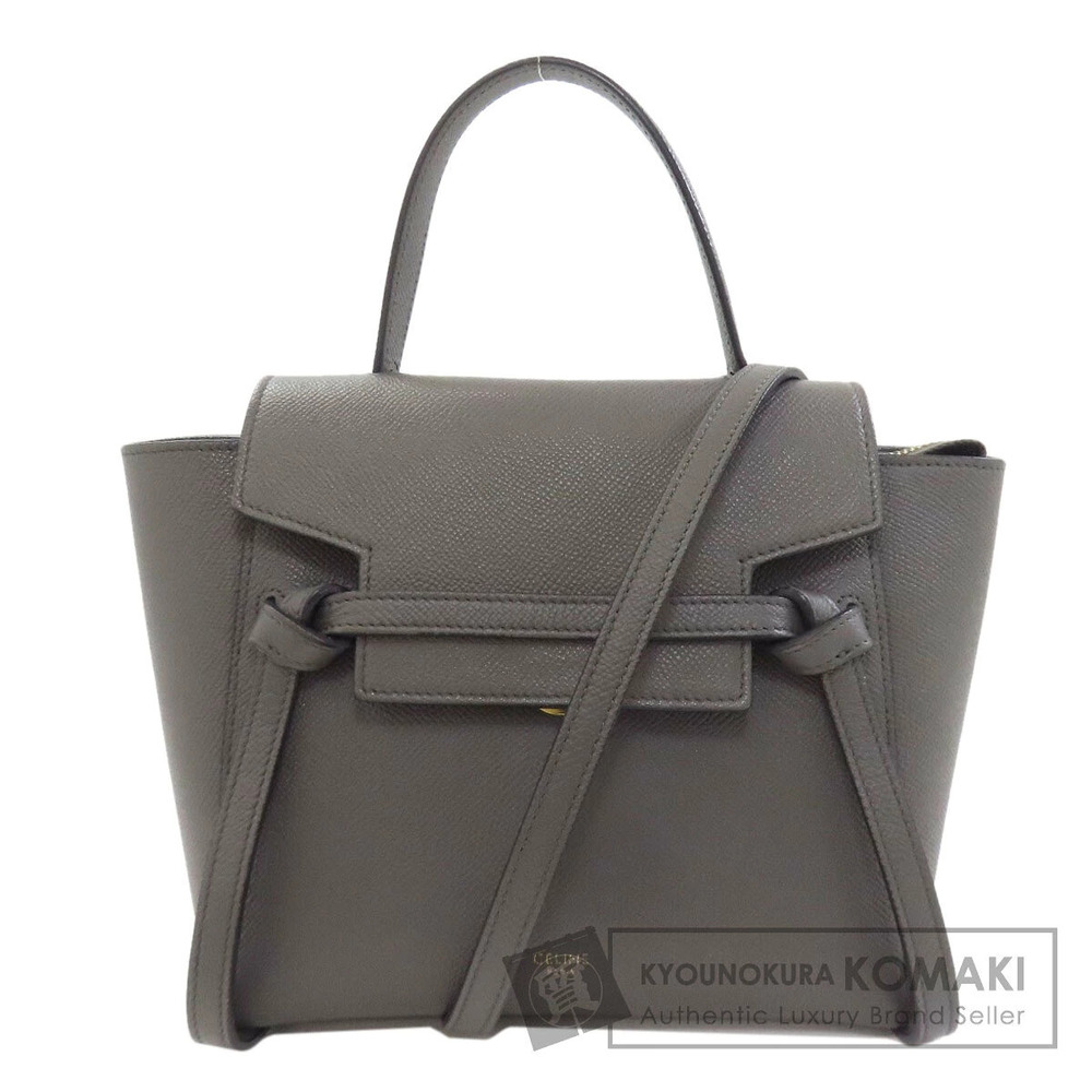 Celine Belt Leather Crossbody Bag Handbag Calfskin